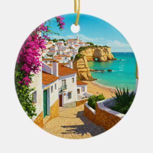 Ornamento De Cerâmica Algarve Portugal Viagem