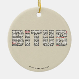 Ornamento De Cerâmica Alguém em algum lugar (BITUB)