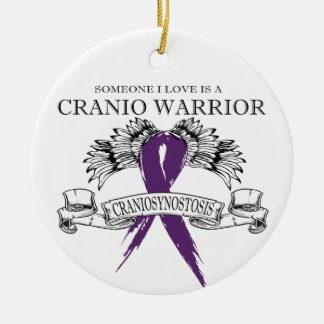 Ornamento De Cerâmica Alguém que amo tem Cranio