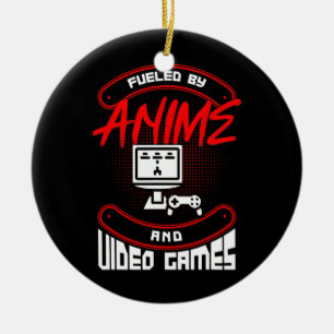 Ornamento De Cerâmica Alimentado Pela Citação De Jogadores De Animes E V