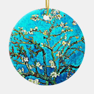 Ornamento De Cerâmica Almond Blossoms de Van Gogh,