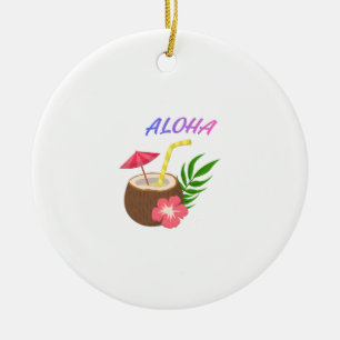 Ornamento De Cerâmica Aloha – Vibrações de Ilha e Energia Positiva