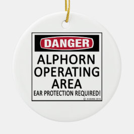 Ornamento De Cerâmica Alphorn de área operacional