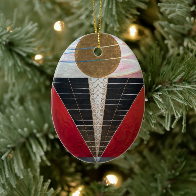 Ornamento De Cerâmica Altarpeça 2 | Hilma af Klint | (Árvore)