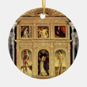 Ornamento De Cerâmica Altarpiece do St. Vincent Ferrer, c.1465