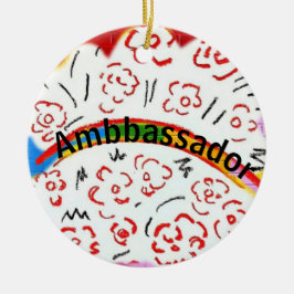Ornamento De Cerâmica Ambassador