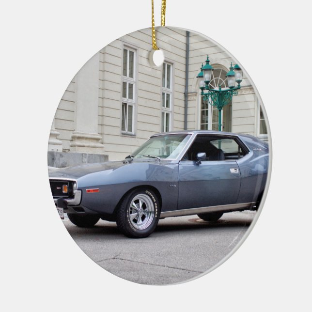 Ornamento De Cerâmica AMC Javelin SST 1974 (Esquerda)