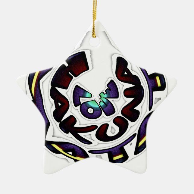 Ornamento De Cerâmica Ame Hakuna Matata adoráveis presentes (Frente)