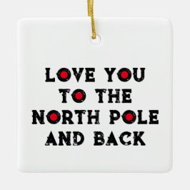 Ornamento De Cerâmica Ame-te ao Polo Norte