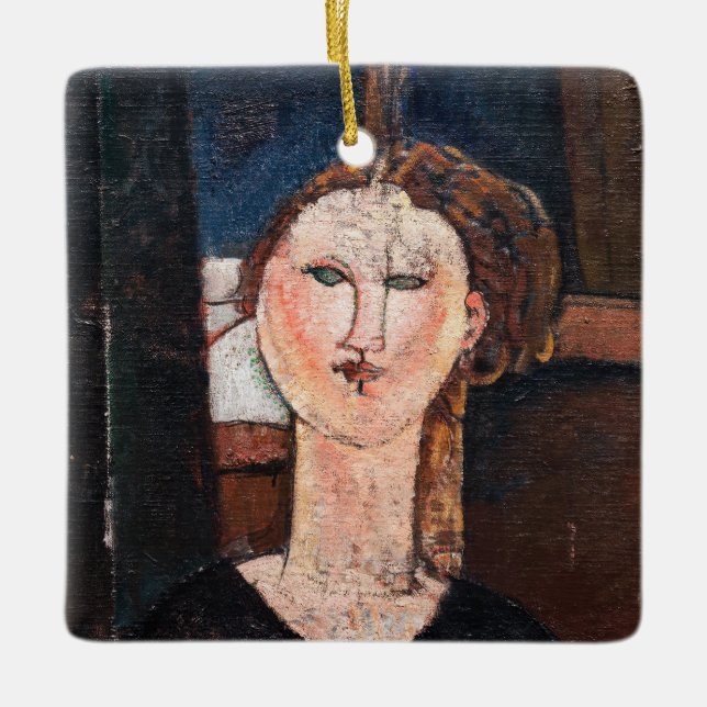 Ornamento De Cerâmica Amedeo Modigliani - Antonia (Frente)