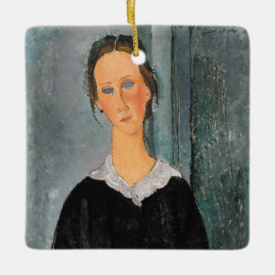 Ornamento De Cerâmica Amedeo Modigliani - Servant Girl