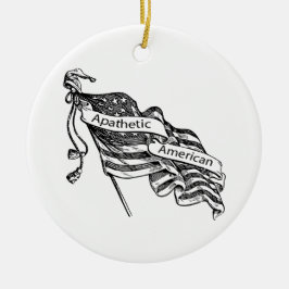 Ornamento De Cerâmica Americano Apático