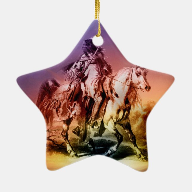 Ornamento De Cerâmica Americano nativo (Verso)