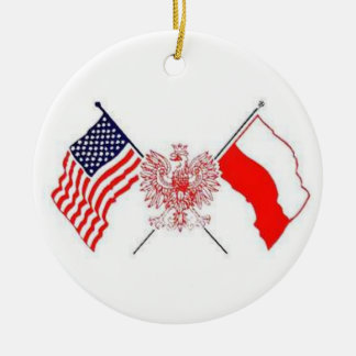 ORNAMENTO DE CERÂMICA AMERICANO POLONÊS