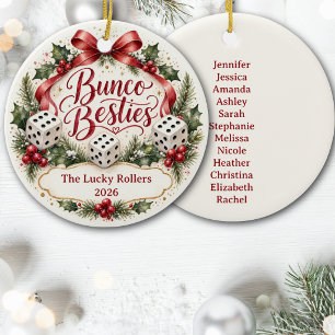 Ornamento De Cerâmica Amigas do Bunco