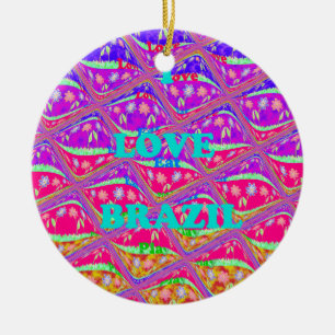 Ornamento De Cerâmica Amo o Brasil.png