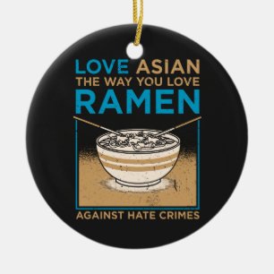 Ornamento De Cerâmica Amor Asiático Como Você Gosta De Ramen