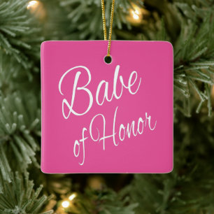 Ornamento De Cerâmica Amor de Honra