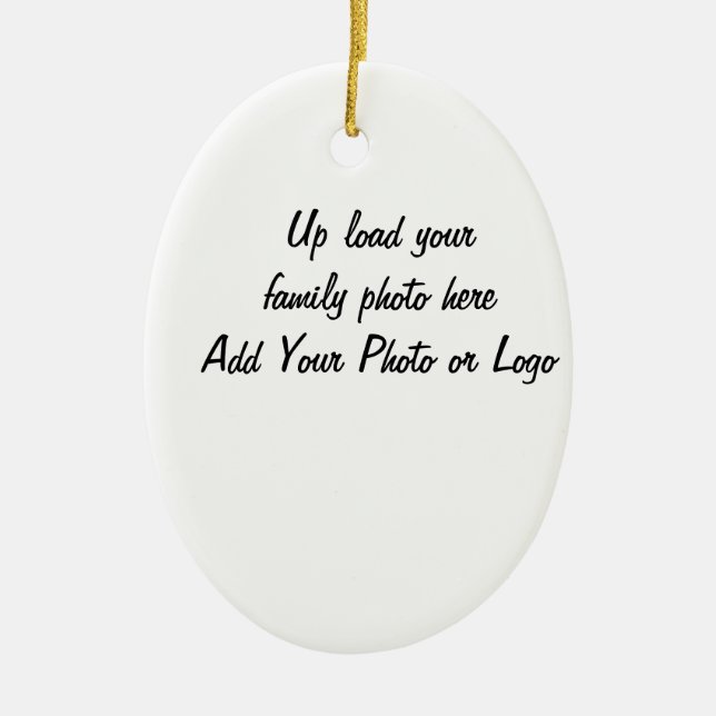 Ornamento De Cerâmica Amor Familiar (Frente)