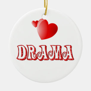 Ornamento De Cerâmica Amor para o drama