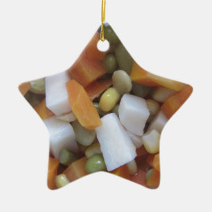 Ornamento De Cerâmica Amor Produtos Hortícolas Mistos