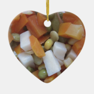 Ornamento De Cerâmica Amor Produtos Hortícolas Mistos