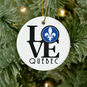 Ornamento De Cerâmica AMOR Quebec
