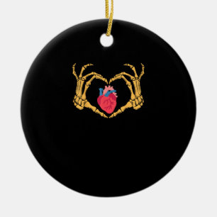 Ornamento De Cerâmica Anatomia Cardíaca Cardíaca Cvicu Enfermeira Ha