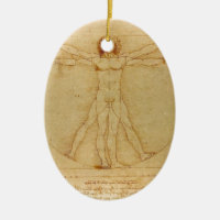 Anatomia humana, homem de Vitruvian por Leonardo