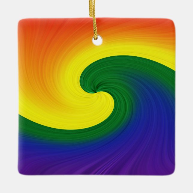 Ornamento De Cerâmica Andar pela onda (Frente)