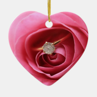 Ornamento De Cerâmica Anel Diamond