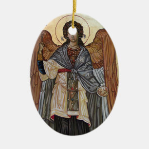 Ornamento De Cerâmica Angel Gabriel Icon