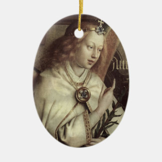 Ornamento De Cerâmica Angel Natal, Jan van Eyck