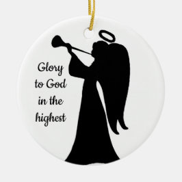 Ornamento De Cerâmica Angel Ornament