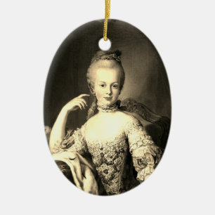 Ornamento De Cerâmica Angelilli Marie-Antoinette Marie Antoinette: chiqu