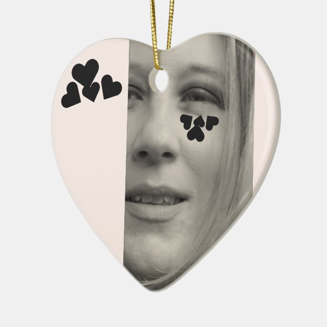 Ornamento De Cerâmica Angelilli Michelle Heart Herz (Esquerda)