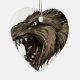 Ornamento De Cerâmica Angry Werewolf (Right)