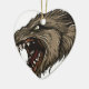 Ornamento De Cerâmica Angry Werewolf (Lateral)