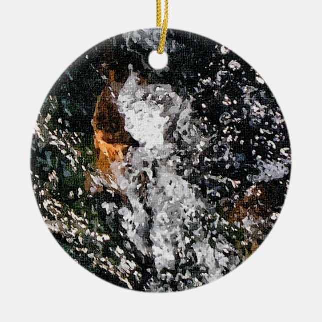 ORNAMENTO DE CERÂMICA ÂNGULO (Frente)