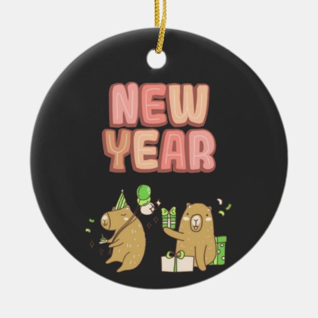 Ornamento De Cerâmica Anima-te a um novo começo! (Frente)