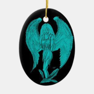 Ornamento De Cerâmica Anjo