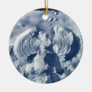 Ornamento De Cerâmica Anjo da neve