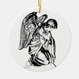 Ornamento De Cerâmica Anjo em qualquer cor