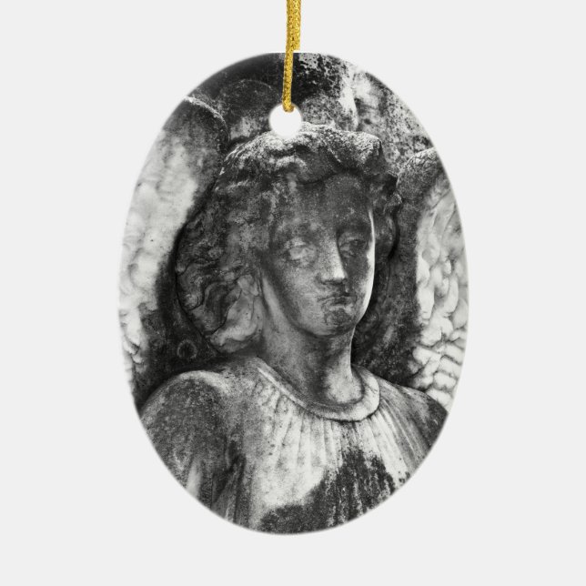 Ornamento De Cerâmica Anjo gracioso (Frente)