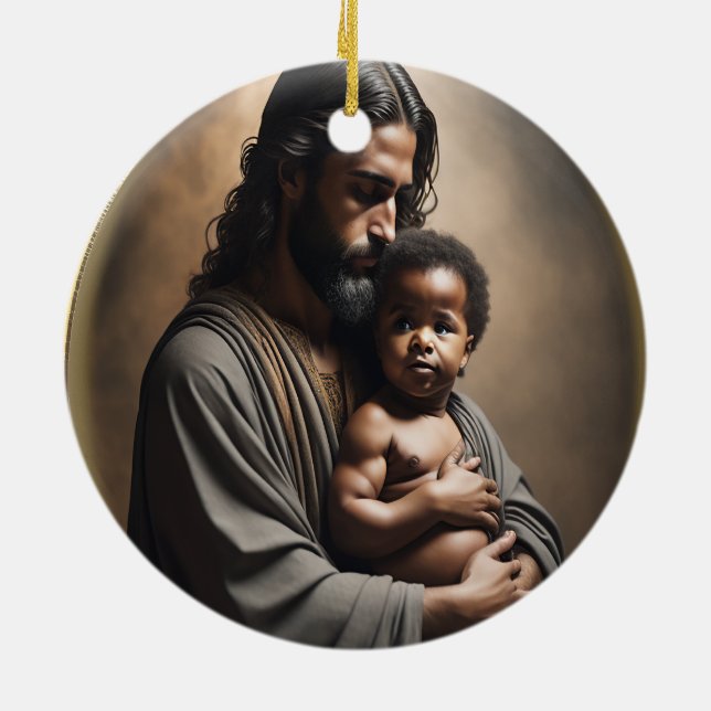 Ornamento De Cerâmica Anjos de Bebê (Traseira)