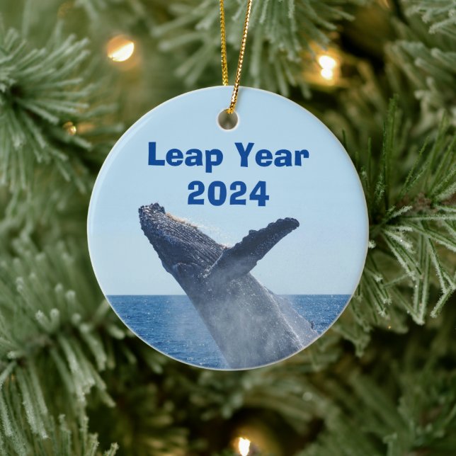 Ornamento De Cerâmica Ano Leap 2024 (Árvore)