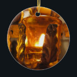 Ornamento De Cerâmica Anointing do doente<br><div class="desc">Quando alguém é doente nós às vezes pray e iluminamos uma vela para sua recuperação. Assim eu usei uma vela para ser um símbolo aqui. Está aqui um sacramento que obteve um rap mau - quando alguém era doente e um padre apareceu para pray sobre eles, supor o mais mau...</div>