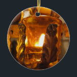 Ornamento De Cerâmica Anointing do doente<br><div class="desc">Quando alguém é doente nós às vezes pray e iluminamos uma vela para sua recuperação. Assim eu usei uma vela para ser um símbolo aqui. Está aqui um sacramento que obteve um rap mau - quando alguém era doente e um padre apareceu para pray sobre eles, supor o mais mau...</div>