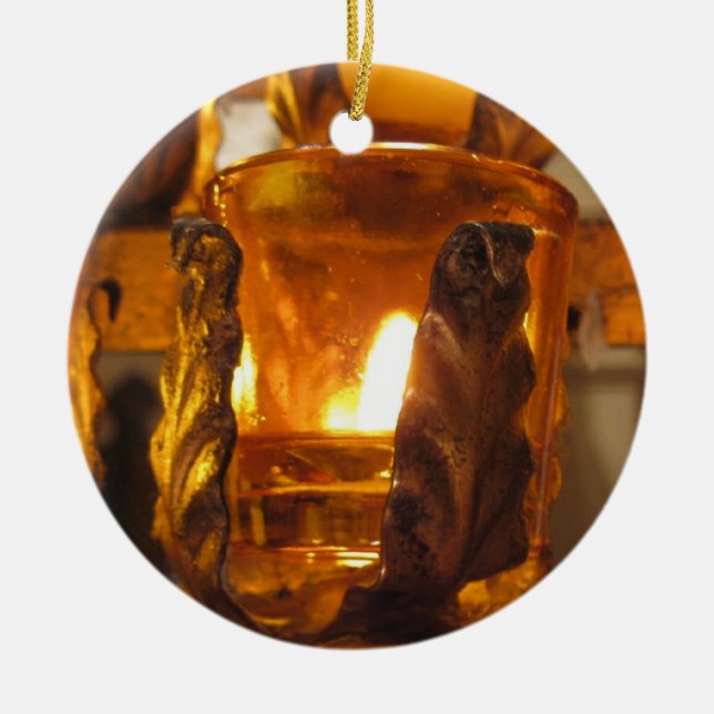 Ornamento De Cerâmica Anointing do doente (Frente)