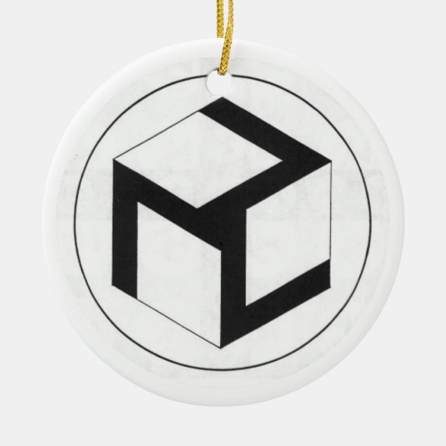 Ornamento De Cerâmica Antahkarana: Fêmea (Frente)